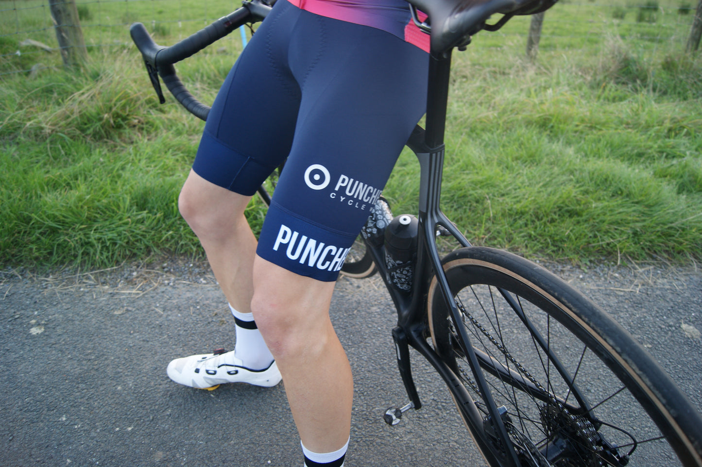 Men's Navy Premium Bib-Shorts