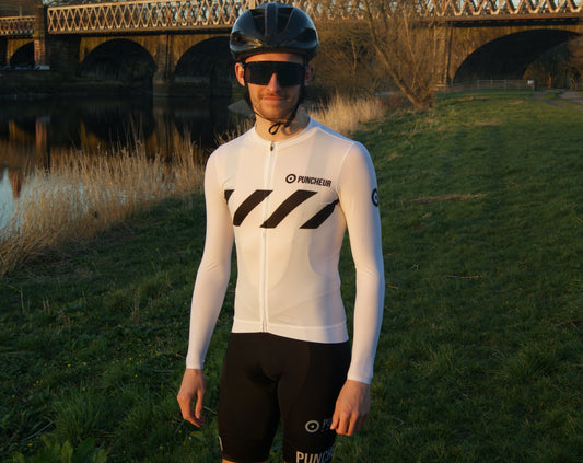 Men's Classic Long Sleeve Jersey Ice White