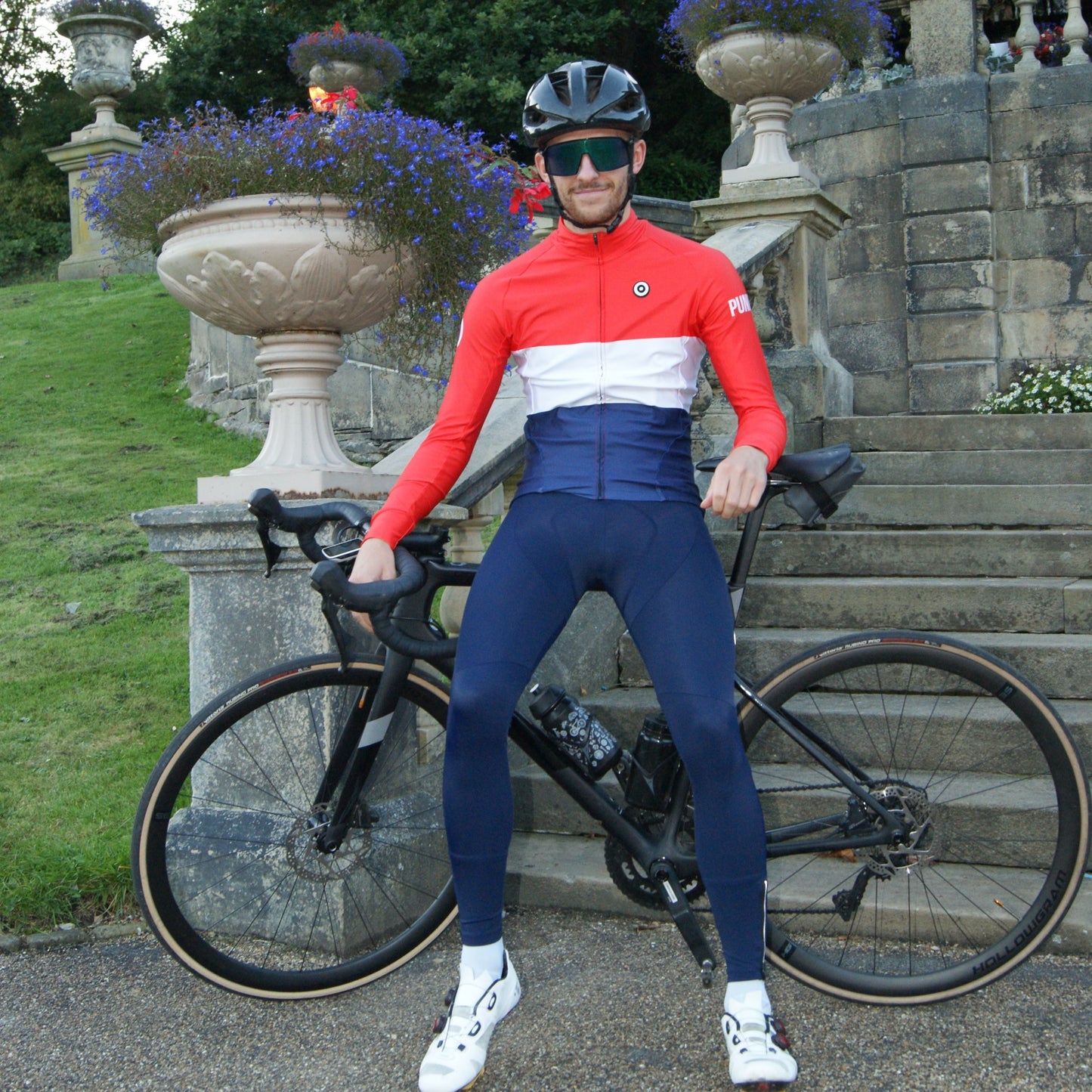Men's Navy Bib Tights