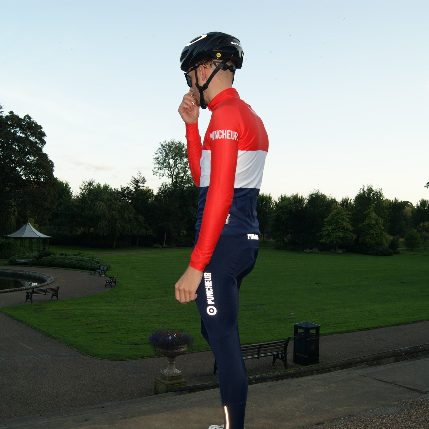 Men's Navy Bib Tights
