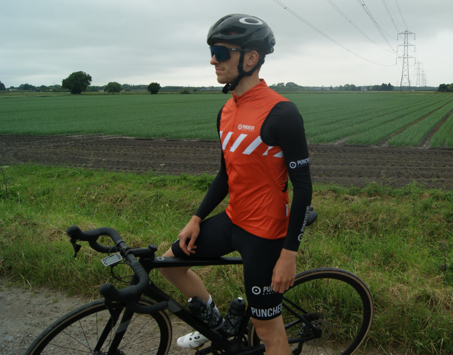 Puncheur Windproof Gilet Orange