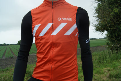 Puncheur Windproof Gilet Orange