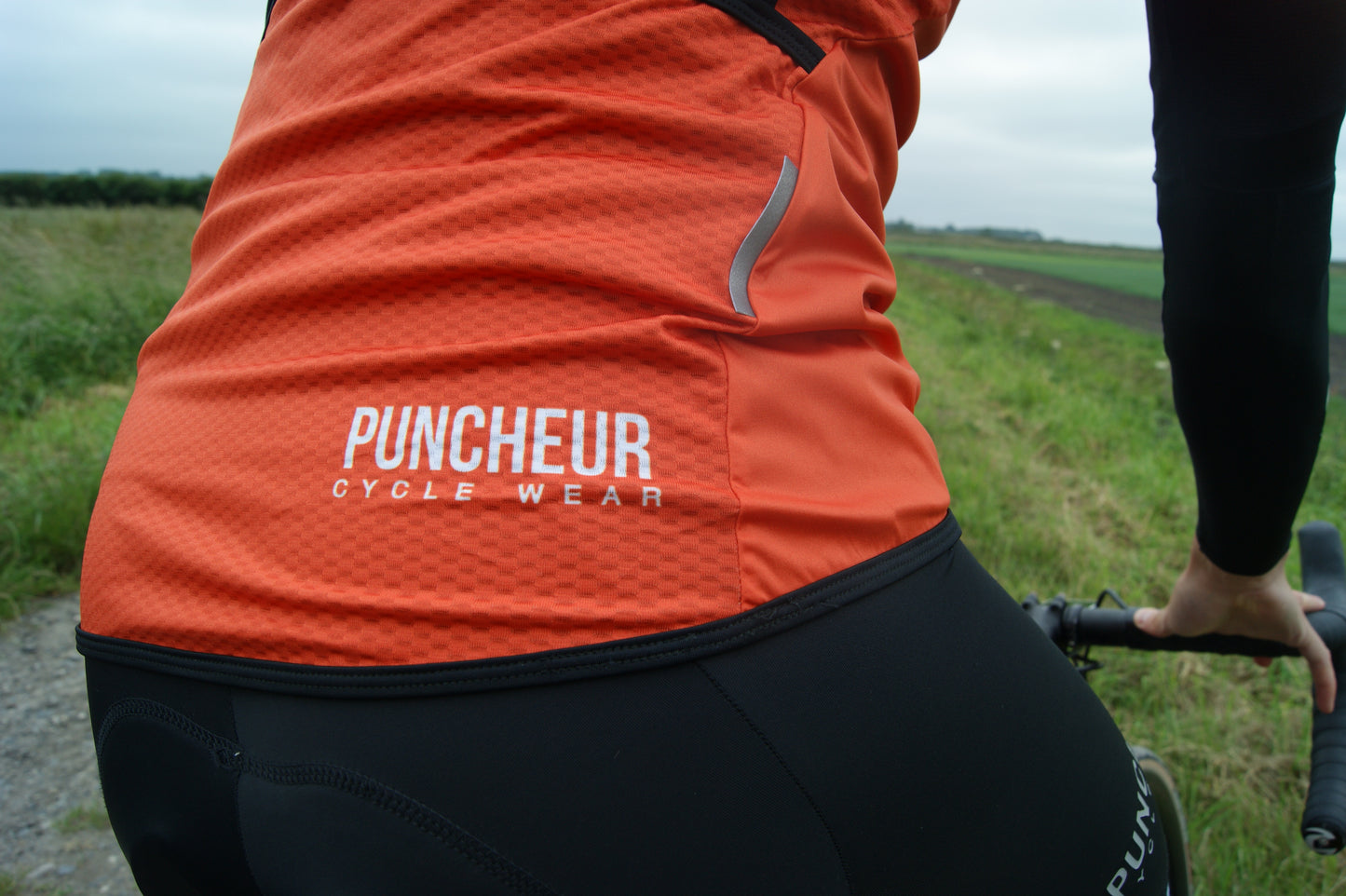 Puncheur Windproof Gilet Orange